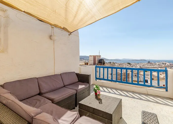 公寓 Elenitas Town House With Veranda And Sea View