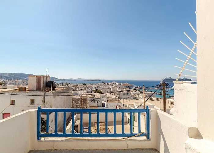 Elenitas Town House With Veranda And Sea View Apartamento Mykonos Town