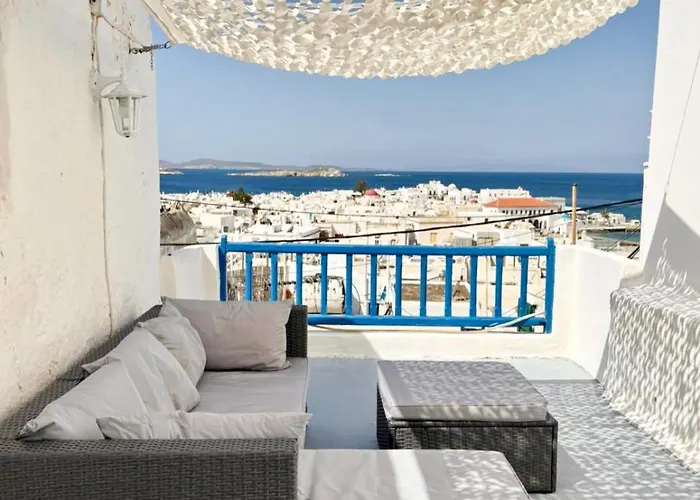 דירה Elenitas Town House With Veranda And Sea View Mykonos Town