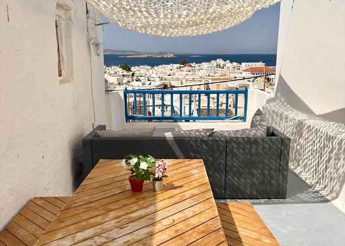 דירה Elenitas Town House With Veranda And Sea View